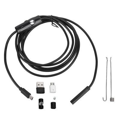 Picture of 2 in 1 Endoscope Camera Waterproof Inspection Camera 2 Meter