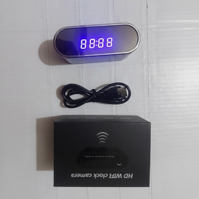 Picture of Wifi Table Clock Video Camera 1080p HD 2000mAh Battery