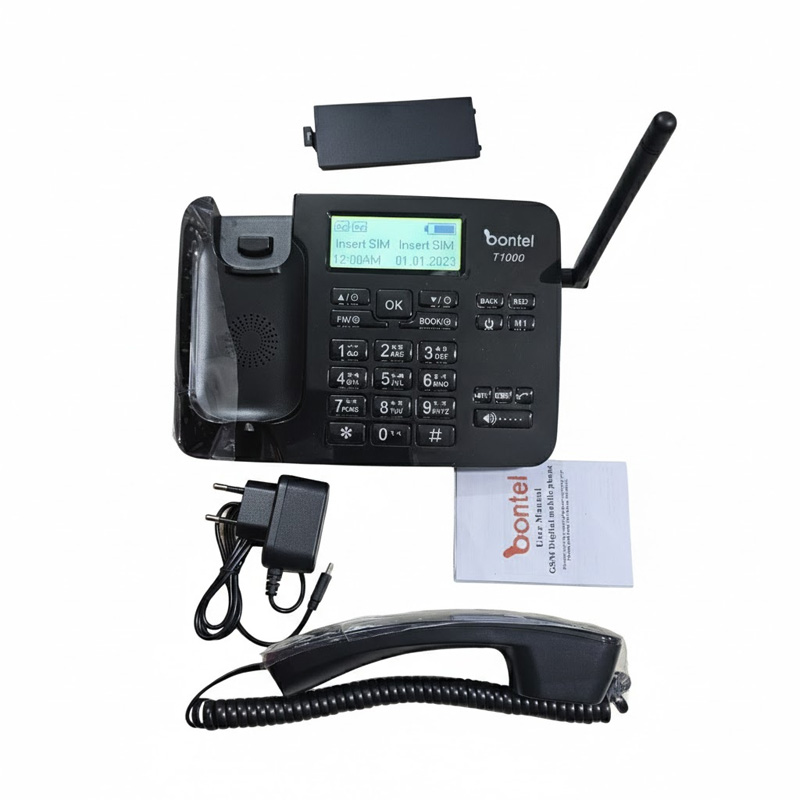 Picture of Bontel T1000 Dual Sim Land Phone Auto Call Record With Warranty