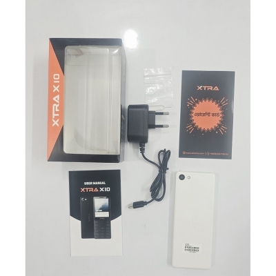 Picture of XTRA X10 Button Phone Metal Body White