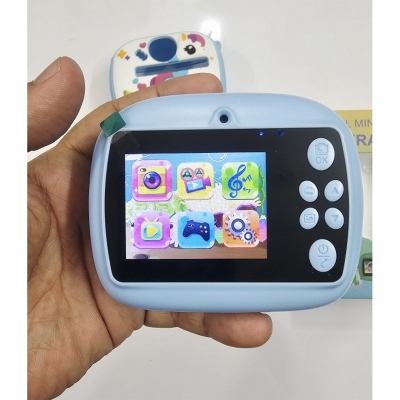 Picture of Y800 Kids Print Camera With Silicon Cover Blue