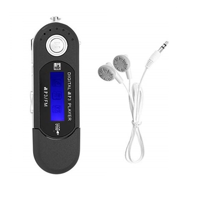 Picture of M11 USB Charge MP3 Music Player FM Radio Black