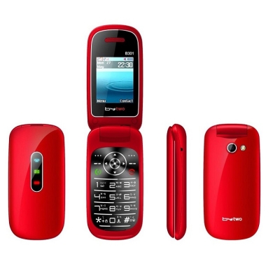 Picture of Bytwo B301 folding Phone Magic Voice Red