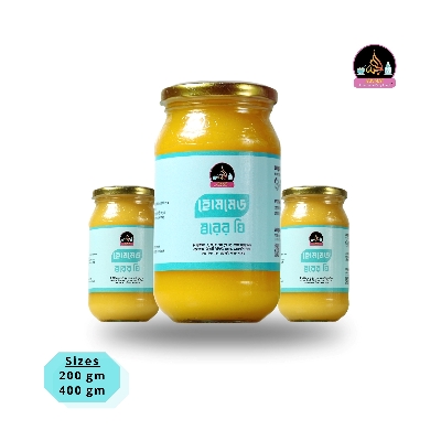 Picture of Jannat Homemade Ghee 200g Natural, Easy-to-Spoon, Pouch-Filled