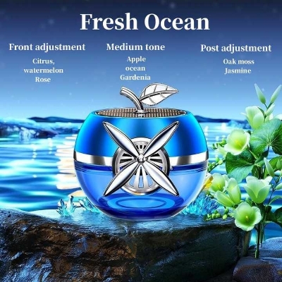 Picture of Diffuser Car Solar Car Ornament Car Aromatherapy Perfume High Lasting Car Perfume Holder New Solar Energy20ml