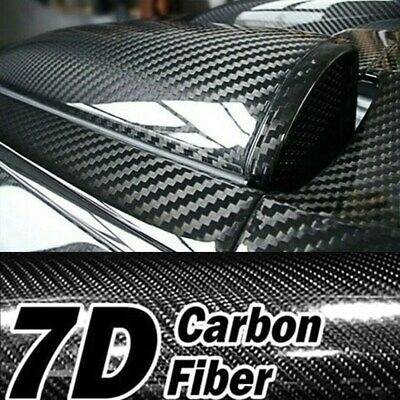 Picture of 7D Glossy Sticker Carbon Fiber Style PCV Car Interior/Exterior Sticker - 10"/60"