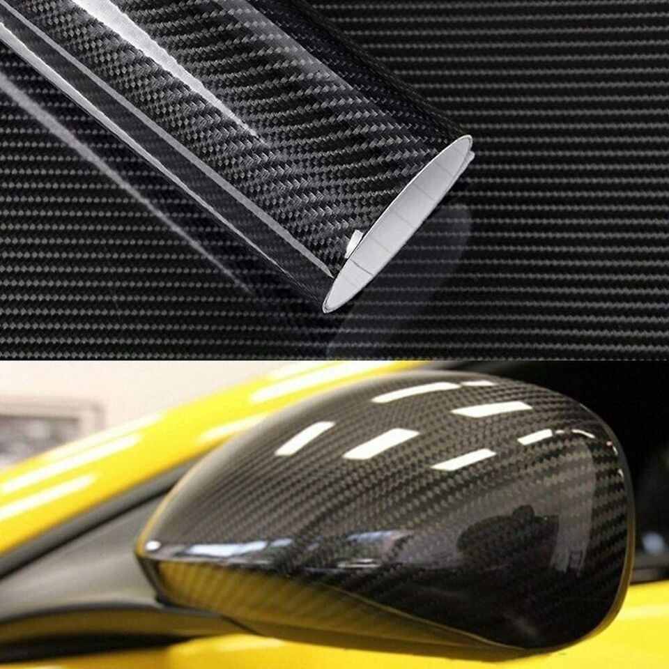 Picture of 7D Glossy Sticker Carbon Fiber Style PCV Car Interior/Exterior Sticker - 10"/60"
