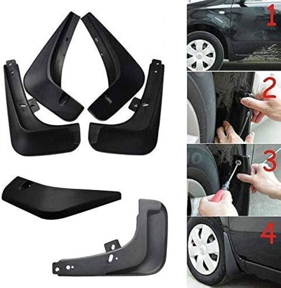 Picture of 4Pcs Mud Flaps Guards Mudguard Fits For Universal Car