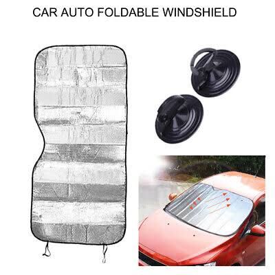 Picture of Windshield Sun Shade UV Rays Sun Visor Shade,Auto Front Windshield Sunshade Car Folded Sun Shield Shade, Keeps Vehicle Cool-Size 130 x 60 cm