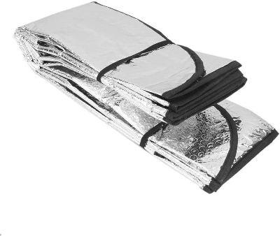 Picture of Windshield Sun Shade UV Rays Sun Visor Shade,Auto Front Windshield Sunshade Car Folded Sun Shield Shade, Keeps Vehicle Cool-Size 130 x 60 cm