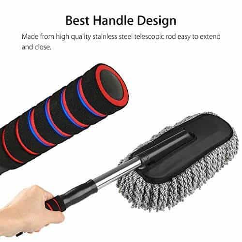 Picture of Microfiber Flexible Car Cleaning Duster Car Wash Dust Wax Mop Car Washing Brush.