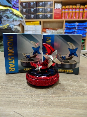 Picture of Solar car mounted fragrance car perfume interior decoration decoration deodorization lasting fragrance car air freshener - Red