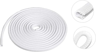 Picture of 5M Car Door Edge Protector, Car Door Edge Guards Universal U Shape Rubber Seal Edging Car Door Seal Trim Protector Car Door Guard Strip Fit for Most Car (White)