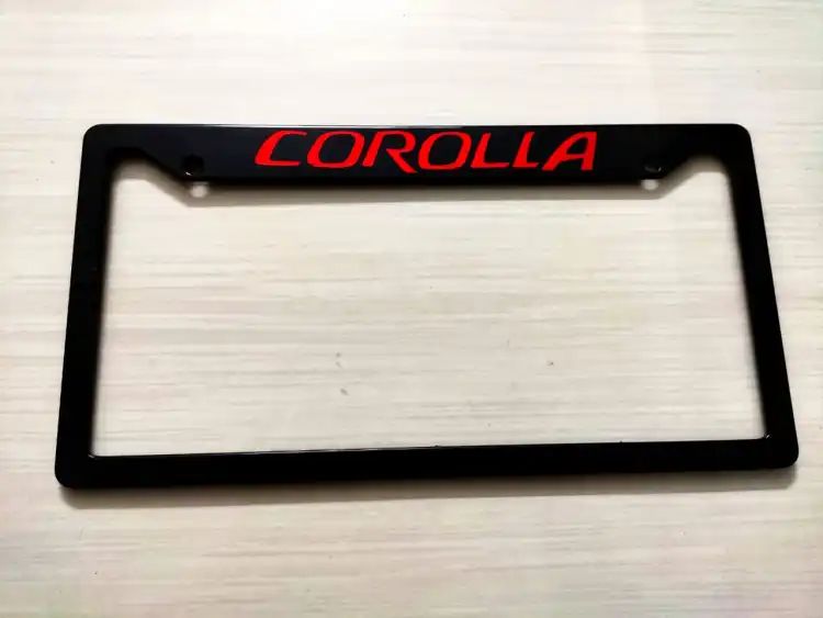 Picture of New COROLLA-Car Number Plate Frame, Car License Plate- (2PC/SET)
