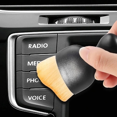 Picture of Car Detailing Brush, car wash Brush, car Interior Cleaning Brush Ideal for Interior, Exterior, Dashboard, AC Vents, Leather & Engines, Soft Bristles (Pack of 1)
