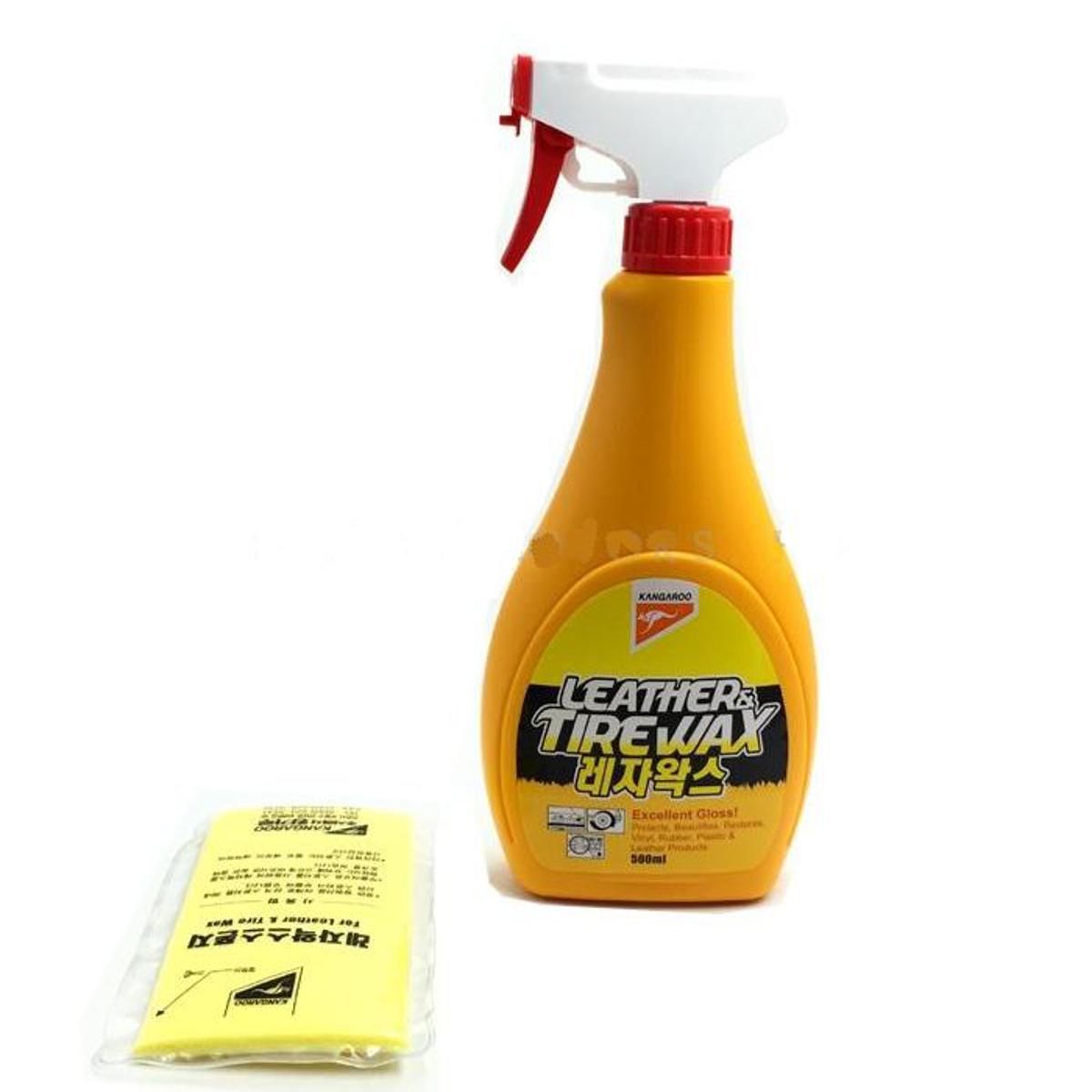 Picture of Kangaroo Leather & Tire Wax 500ml – Revive Your Vehicle’s Beauty with the Ultimate Shine and Protection - Made in China