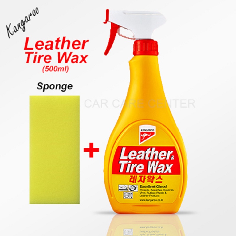 Picture of Kangaroo Leather & Tire Wax 500ml – Revive Your Vehicle’s Beauty with the Ultimate Shine and Protection - Made In Korea