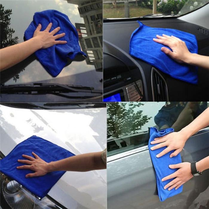 Picture of 2Pis Premium Quality 30/40 Microfiber Cleaning Cloth for Bike & Car