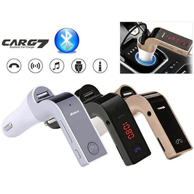 Picture of CARG7 Bluetooth Car Kit FM Transmitter & USB Charger