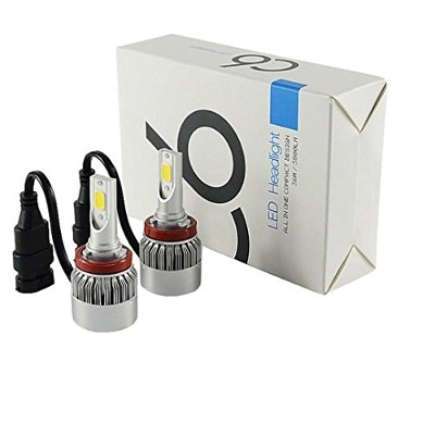 Picture of C6 9005 LED Headlight Bulb Headlight Conversion Kit 6000K Cool White 72W 7600LM LED with COB Chip - 2Pis 1Pair