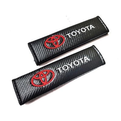 Picture of Carbon Fiber Seat Belt Shoulder Pads Cover - Toyota