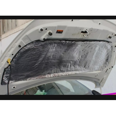 Picture of Car Hood Bonnet Heat Insulator Foaming Paper Car Anti Heat Wrap Automotive Sound Dampening