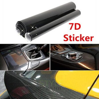 Picture of 7D Waterproof Carbon Fiber Vinyl Car Wrap Sheet Roll Film Sticker Decal Paper 10 inch  4.7