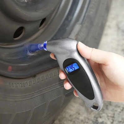 Picture of New Car Digital Tire Gauge Auto Tyre Air Pressure Tester LCD Display Universal Barometers Diagnostic Tool Monitor Kit