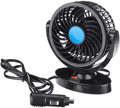 Picture of Mitchell 12V DC Electric Car Single Head Fan for Dashboad 360 Degree Rotatable Car Auto Powerful Cooling Air Fan
