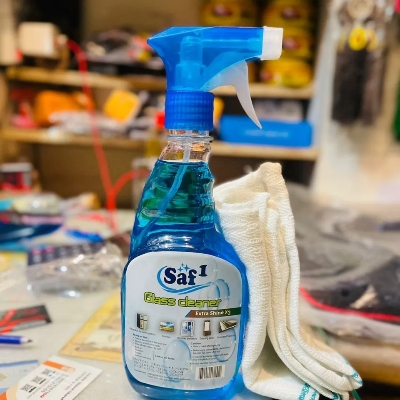 Picture of SAF.1 Glass Cleaner Extra shine X3 Special for Car,Home & Office Glass Cleaner 500ml