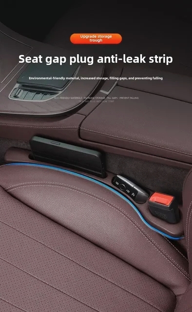 Picture of Car Seat Gap Filler For Chevrolet Monza SK8 RS Bolt EV EUV TrailBlazer Side Seam Car Leak Proof Plug Strip Interior Accessories - 2Pis