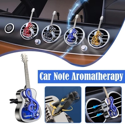Picture of Stylish Guitar Car Perfume – Long-Lasting Aroma | 360° Rotation | FOFONA Design