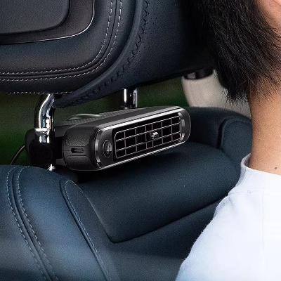 Picture of Car Fan for Back Seat - USB Fans Car Fan Portable Vehicle Fan | Cooling Air Fan USB Powered for All Vehicle Van Rv Truck