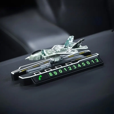 Picture of Sliding Aircraft Car Showpiece – Dual Function with Parking Number Plate