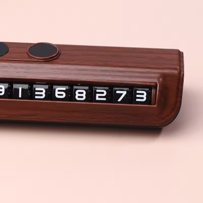 Picture of Car Parking Number Plate with Built-in Glass Breaker – Multi-Functional Emergency Tool