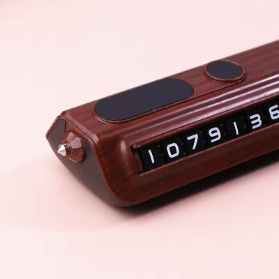 Picture of Car Parking Number Plate with Built-in Glass Breaker – Multi-Functional Emergency Tool