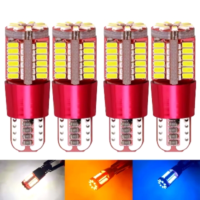 Picture of 2Pis 57 SMD 3014 LED Canbus No Error Car Marker Light Parking Lamp Motor Wedge Bulb White
