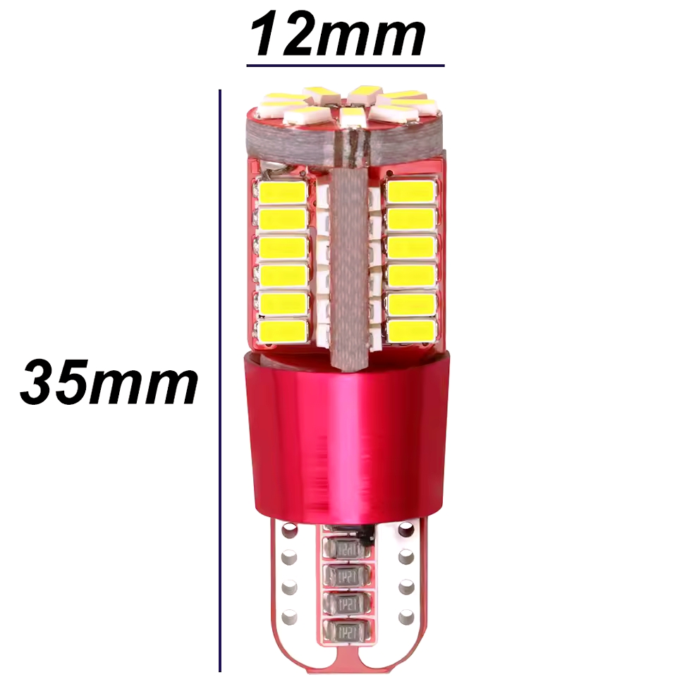 Picture of 2Pis 57 SMD 3014 LED Canbus No Error Car Marker Light Parking Lamp Motor Wedge Bulb White