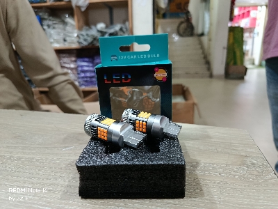 Picture of New Super Brightness T20 7440 36 AmberCar LED Canbus Indicator Light Bulbs - 2Pis