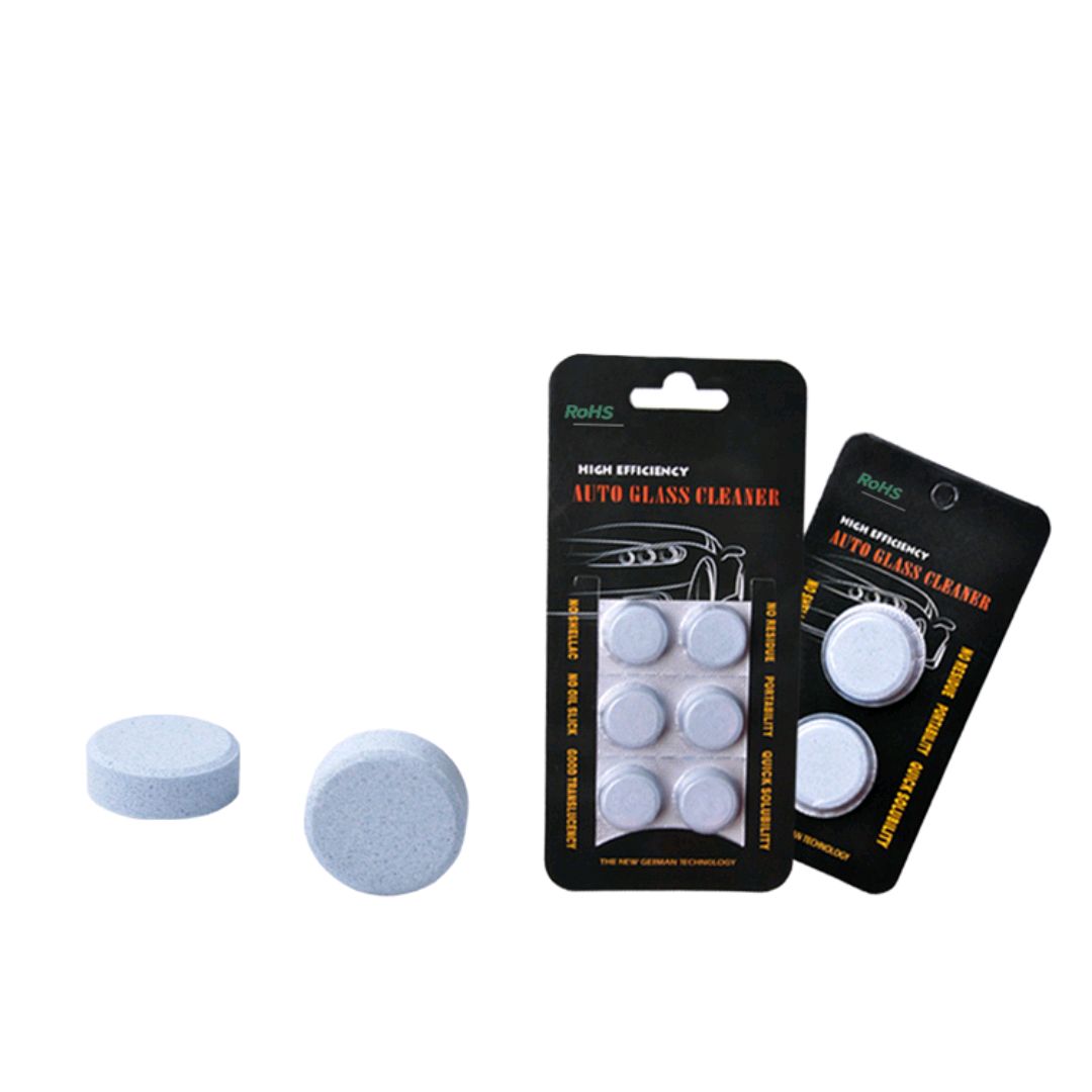 Picture of Car Wiper Detergent Effervescent Tablets Washer Auto Windshield Cleaner Glass Wash Cleaning Tablets - 6 Pis