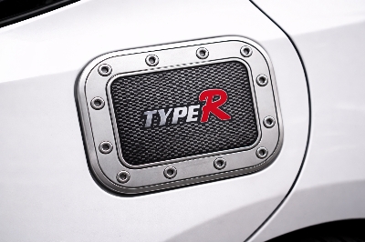 Picture of TypeR Car Fuel Tank Cover Sticker | Premium Metallic Look | Universal Fit for All Cars