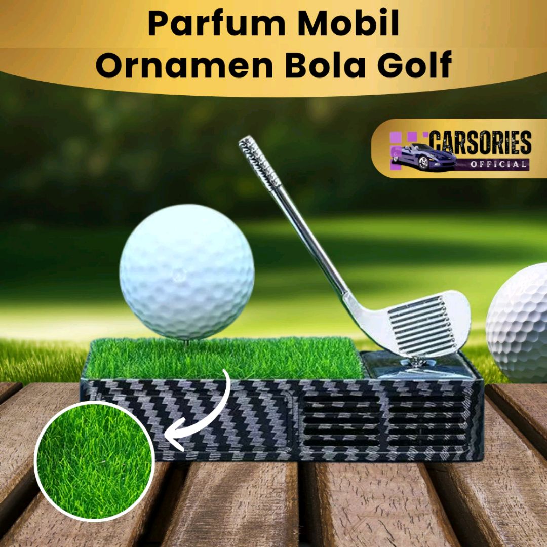 Picture of Car Golf Ball Ornaments Perfume | Stylish Dashboard Car Air Freshener Decoration