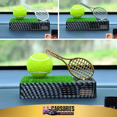 Picture of Tennis Ball Ornament Car Perfume – Solar Powered Car Freshener, Unique & Elegant