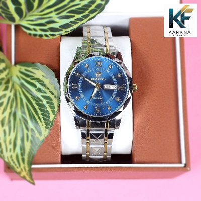 Picture of POEDAGAR / BINBOND Quartz Stainless Steel chain analogue date and day dial Watch For Men