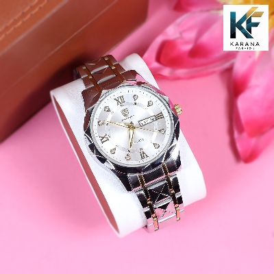 Picture of POEDAGAR / BINBOND Quartz Stainless Steel chain analogue date and day dial Watch For Men