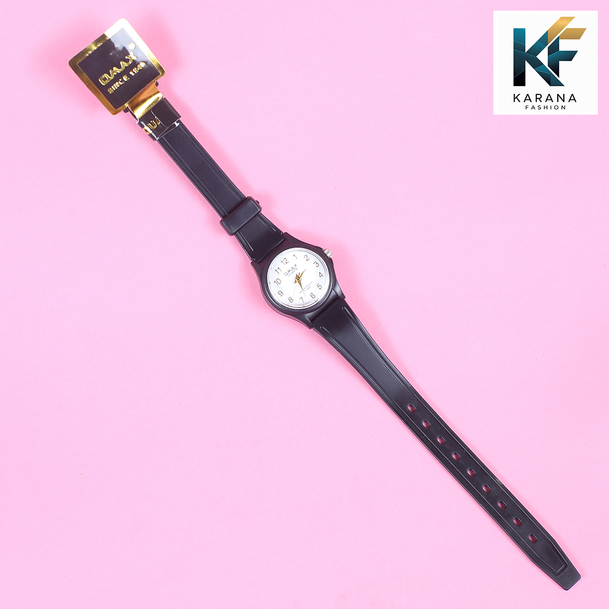 Picture of New Omax Analog dial artificial leather belt Luxury Watch for Ladies