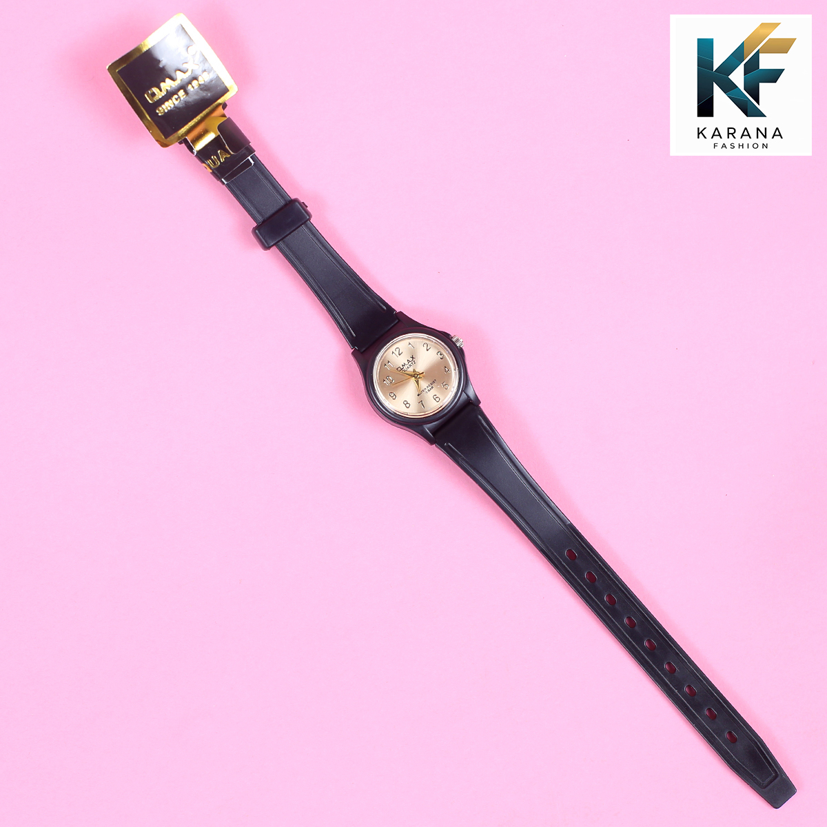 Picture of New Omax Analog dial artificial leather belt Luxury Watch for Ladies