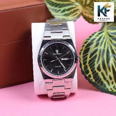 Picture of POEDAGAR 930 Business Luminous analogue with date and day dial Stainless Steel Quartz Men’s Watch