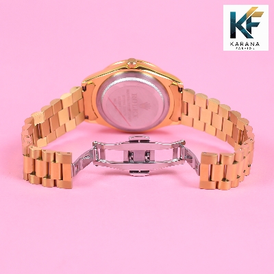 Picture of Rolexs stainless steel chain date & day analogue dial premium watch for men