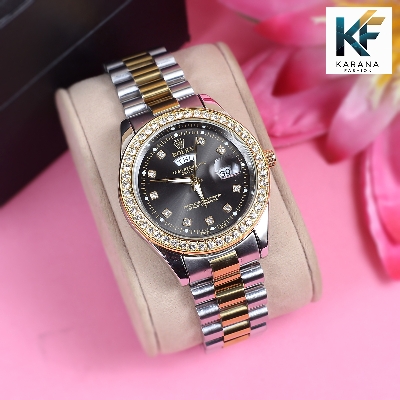 Picture of Rolexs stainless steel chain date & day analogue dial premium watch for men